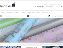 Tablet Screenshot of barama.com.au